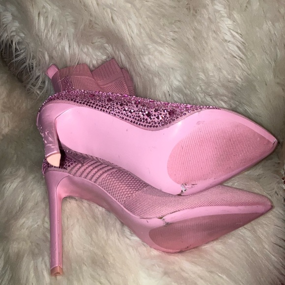 Steve Madden Maxwelle Ankle Boot Pink - Picture 9 of 9